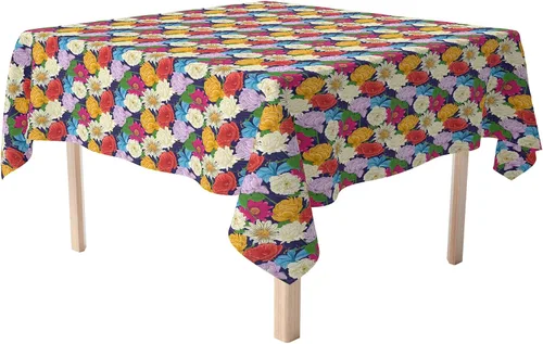 Miniatura 8 de Fabric Textile Products, Inc. Camino de mesa, 100% algodón, 16x72, zorros dibujados a mano