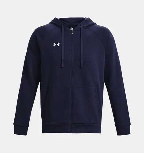 Miniatura 5 de Under Armour Rival - Sudadera de vellón para hombre, con capucha y cierre con cremallera completa