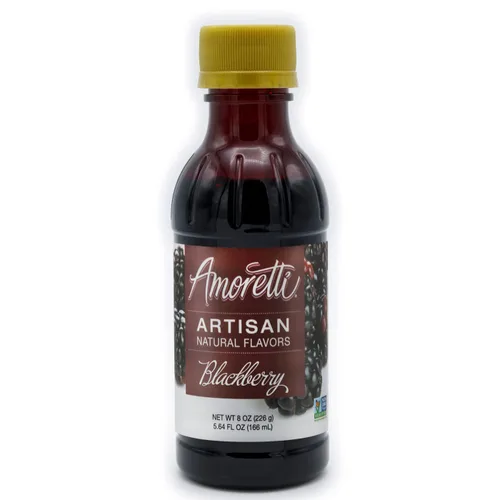 Miniatura 221 de Amoretti - Pasta natural de sabor artesanal de bayas silvestres, 8 onzas, perfecta para helados, bebidas, pasteles y más, sin conservantes, vegana