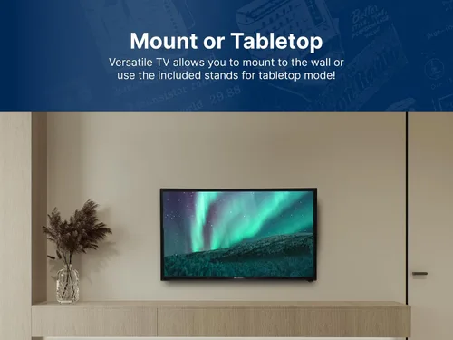 Miniatura 7 de Emerson ESTD-2400 Smart TV HD de 24 pulgadas con reproductor de DVD integrado, pantalla LED de 720p, transmisión Wi-Fi, entradas HDMI, USB y RCA