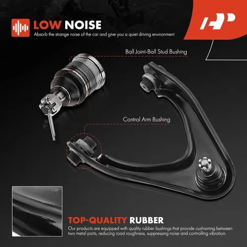 Miniatura 6 de A-Premium Kit de suspensión delantera, brazo de control superior inferior, rótula inferior, extremo de barra de acoplamiento exterior interior, bota