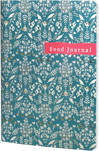 Boxclever Press Diario de alimentos. Diario de alimentos sin fecha con seguidores. Diarios de alimentos para rastrear comidas. Funciona con la