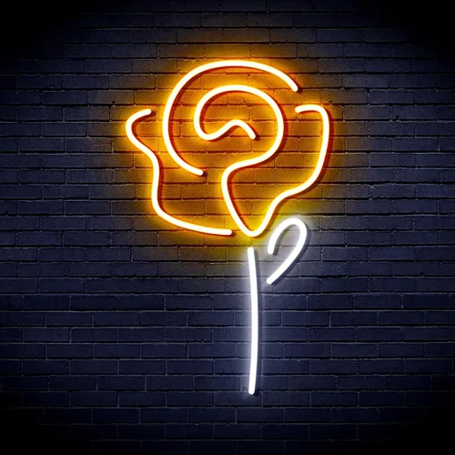 Miniatura 15 de ADVPRO Rose Flower Women Room Decor Flex Silicona LED Neon Sign Verde y Rosa st16s32-fnu0034-gk Verde & Rosa