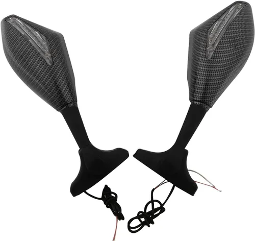 Miniatura 12 de SLMOTO Retrovisores LED integrados para Suzuki Katana GSXR 600 750 1000 04-16 600RR 03-19 CBR 600 F4i 01-07