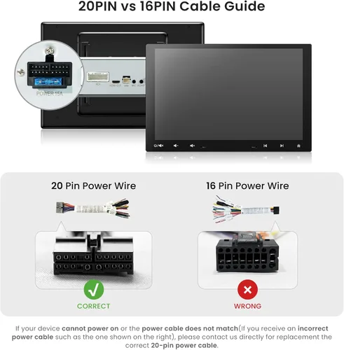 Miniatura 8 de A5L - Estéreo de coche doble DIN y DIN individual de 10 pulgadas, pantalla táctil QLED flotante, Carplay inalámbrico y Android Auto, conexión