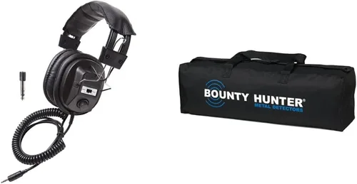 Califone Auriculares estéreo y mono 3068AV y bolsa de transporte Bounty Hunter