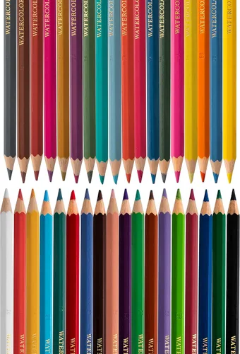 Miniatura 4 de Pentel Arts - Juego de lápices de acuarela, colores surtidos, paquete de 36 (CB9-36)
