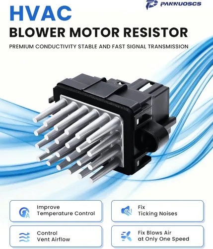 Miniatura 8 de Resistencia de motor soplador compatible con selectos Chevy Silverado Suburban Tahoe Camaro Equinox/GMC Sierra