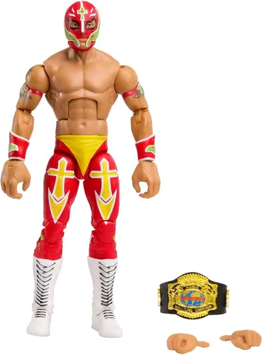 Miniatura 8 de Mattel WWE "Stunning" Steve Austin Elite Collection Figura de acción con accesorios, articulación y detalles realistas, 6 pulgadas