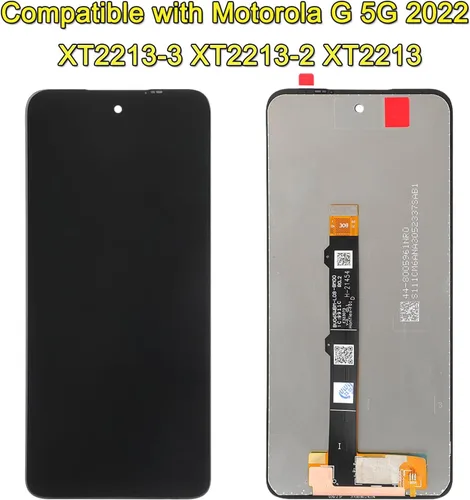 Miniatura 2 de Reemplazo de pantalla para Motorola G 5G 2022 XT2213-3 XT2213-2 XT2213 6.5 pulgadas Asamblea LCD pantalla táctil digitalizador con herramientas