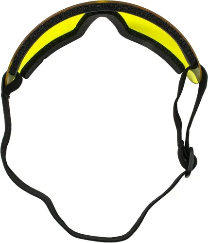 Miniatura 4 de Birdz Gafas Wing Sky Dive Skydiving Gafas con acolchado Marco Negro con Lente Amarillo