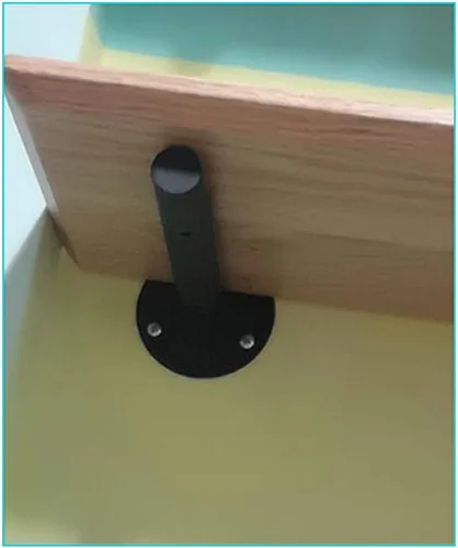 Miniatura 8 de Soporte de tubo de hierro flotante oculto, soporte de estante de tubo redondo de pared, soportes para estanterías de bricolaje, resistencia de 88