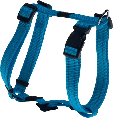 Miniatura 9 de Arnés reflectante ajustable para perros grandes; collar y correa a juego disponibles, rojo