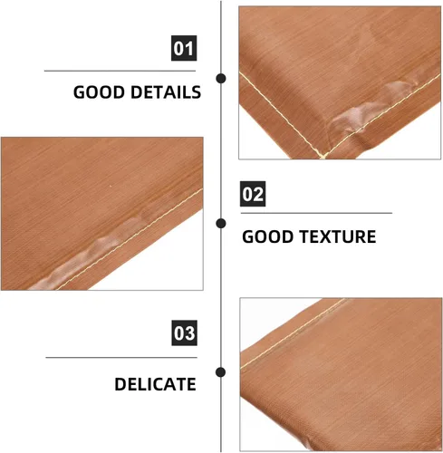 Miniatura 9 de EXCEART Alfombrilla de planchado antiadherente de transferencia de calor de 15.74 x 6.49 x 0.39 pulgadas, resistente al calor, para vinilo HTV