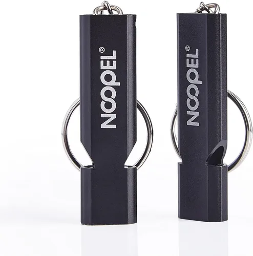 Miniatura 2 de Noopel Silbatos de emergencia, silbato de seguridad con cordón y llavero para acampar al aire libre, senderismo, barco, mochilero, pesca, kayak, 2