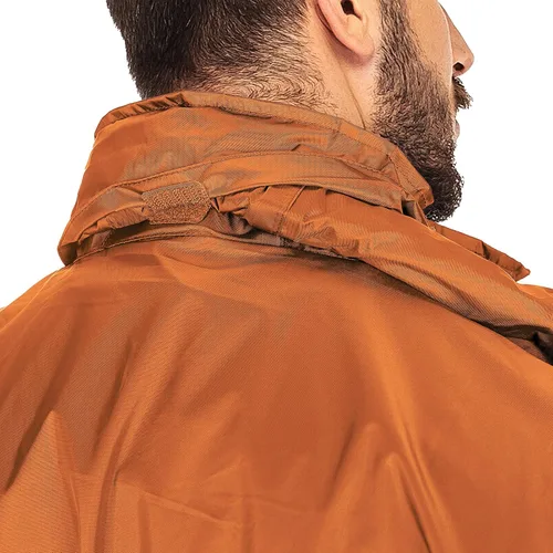 Miniatura 14 de 33,000ft - Chaqueta de lluvia impermeable y plegable para hombre, ligera, con capucha, cortavientos ideal para golf o ciclismo