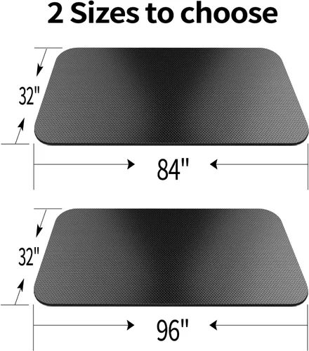 Miniatura 2 de Alfombra Grande de Ejercicio, Alfombra de Equipo de Ejercicio, Alfombra para Caminadora, Alfombra para Bicicleta de Ejercicio, Alfombras de 96"L x