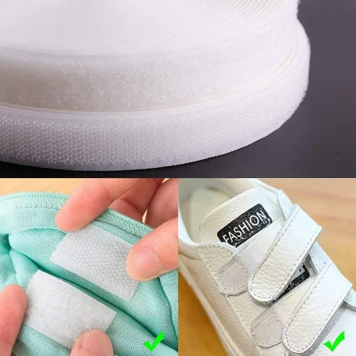 Miniatura 6 de Cinta de velcro para coser de 4 pulgadas de ancho, cinta de nailon no adhesiva para coser manualidades, ropa, zapatos (negro, 3 yardas)