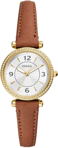 Miniatura 11 de Fossil Carlie - Reloj de cuarzo de acero inoxidable de tres manecillas para mujer