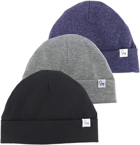 Miniatura 99 de Gorro de punto para recién nacido, para niños y niñas, con forro de satén sedoso, gorro para niños pequeños