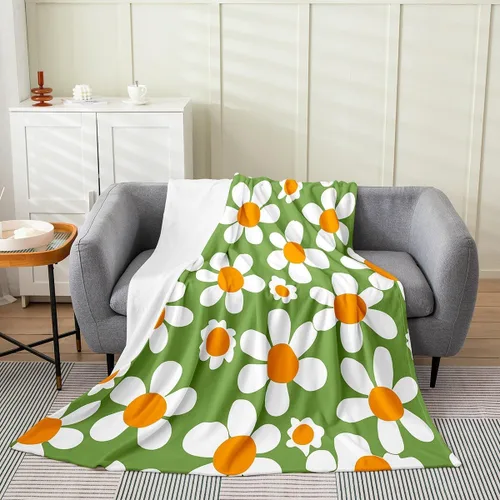 Miniatura 9 de Erosebridal Roses Throw Blanket 40x50 Inch Sofa Bed Couch Decor,Oil Painting Rose Fleece Blanket,Spring Natural Theme Flannel Blankets Luxury