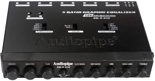Miniatura 2 de AUDIOPIPE MAP Audiopipe - Ecualizador gráfico de 5 bandas