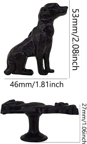 Miniatura 2 de Perillas de gabinete, pomos de cajón de metal, bonitos tiradores decorativos de metal para cocina, armario, mesita de noche, armario, puerta