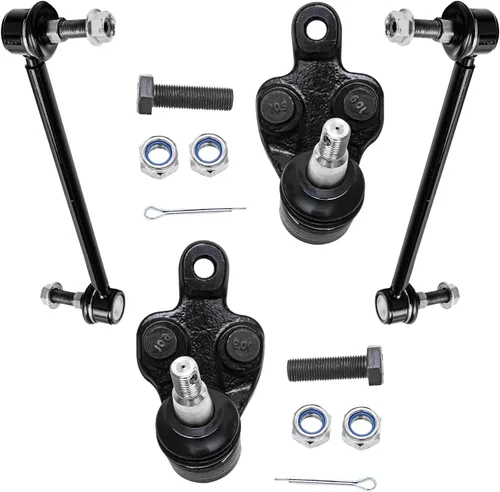 Miniatura 156 de Detroit Axle – Kit de suspensión delantera para Hyundai 2013-2018 Santa Fe 2 enlaces de barra de estabilizador 4 varillas de amarre interiores