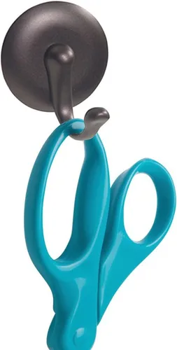 Miniatura 5 de iDesign York AFFIXX - Ganchos de almacenamiento autoadhesivos de plástico sin BPA, 2.3 x 2 x 1.5 pulgadas, bronce (paquete de 2)