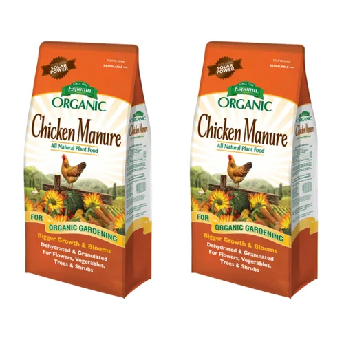 Miniatura 2 de Espoma Bolsa de estiércol de pollo orgánico de 25 libras. Fertilizante natural y orgánico para todas las flores, verduras, árboles y arbustos.