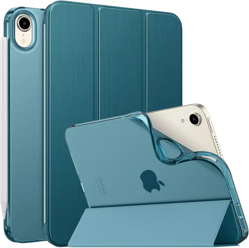 Miniatura 32 de MoKo Funda para el nuevo iPad mini 7 (A17 Pro) 2024, Funda para iPad mini de 6ª generación 2021 (21,08 cm), Funda para iPad mini 6, Funda trasera