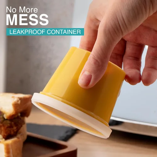 Miniatura 3 de OAKRIDGE PRODUCTS Contenedores de almacenamiento de alimentos Deli de lujo de 4 onzas diseñados para refrigerador y congelador (paquete de 50)
