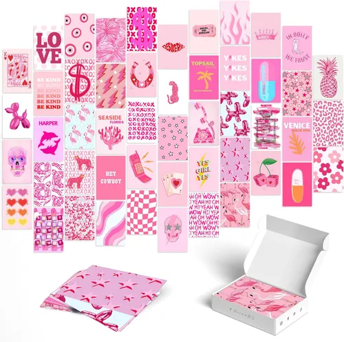 Miniatura 24 de Y2K BOO Kit de Collage de Pared Dark Academia - 50 Fotos Clásicas y Misteriosas de 4"x6" para Decoración de Dormitorio, Regalo para Chicas