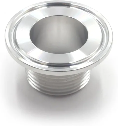Miniatura 2 de HFS (R) 1.5 "Tri Clamp a 1" NPT Macho MNPT Rosca Sanitaria Tubería de Acero Inoxidable 304 (1.5" TC-1" MNPT)