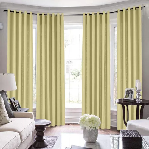 Cortinas tipo loft de 100.0 in de largo para cortinas de lino natural para sala de estar/dormitorio ventana Drape, 7084-41 Khaki, 1 panel de 100