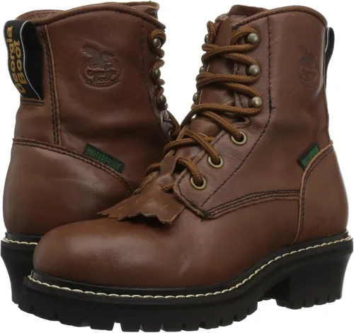 Miniatura 7 de Georgia arranque trabajo Boys 5" impermeable Logger Piel café gb00019