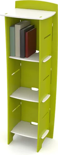 Miniatura 7 de Legaré Furniture Estantería de 3 niveles para muebles infantiles, organizador de almacenamiento con estantes ajustables para dormitorio de niños