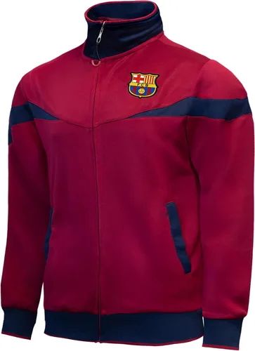 Miniatura 4 de Icon Sports Chaqueta deportiva de fútbol con licencia oficial del FC Barcelona, unisex para adultos