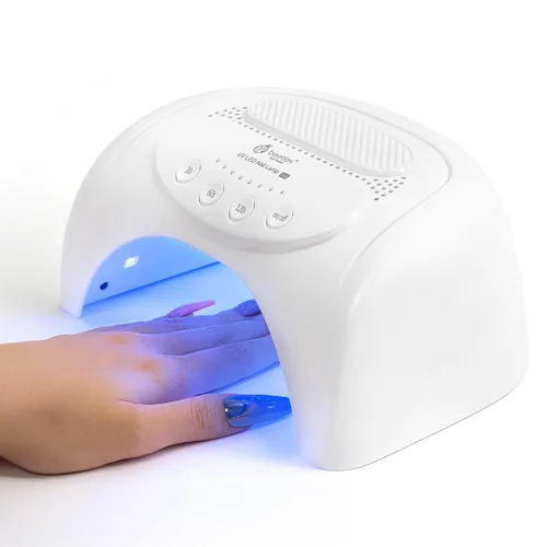 Miniatura 10 de Beetles - Lámpara de uñas UV, luz de uñas de gel blanca caramelo con 3 temporizadores de 30/60/90 segundos y pantalla de cuenta regresiva para uñas