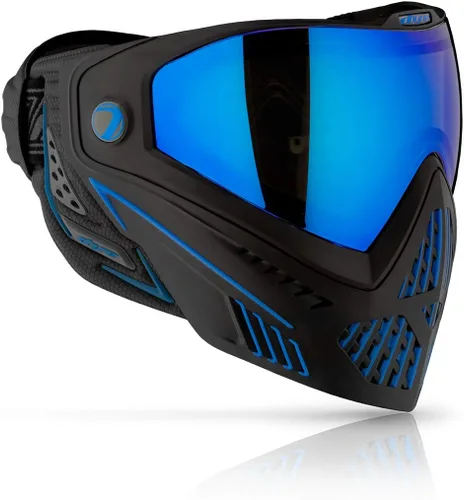 Miniatura 8 de Dye i5 Gafas de paintball – Lente térmica antivaho – Correa GSR Pro, orejas formadas por compresión – Protección facial profesional Ónix/Oro 2020