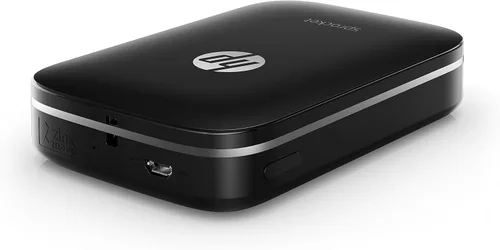 Miniatura 20 de Impresora de fotografías portátil HP Sprocket (negra), con papel fotográfico adhesivo Zink, Negro