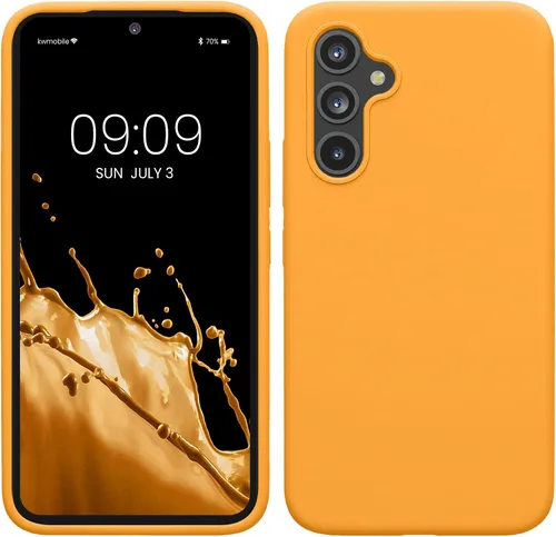 Miniatura 136 de kwmobile Funda Compatible con Samsung Galaxy A14 5G - Funda de teléfono de TPU y silicona con acabado suave - Verde Lima
