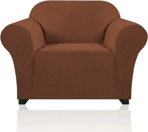 Miniatura 53 de PrinceDeco Funda elástica para sofá de 3 cojines, protector de muebles con parte inferior elástica antideslizante, apta para perros