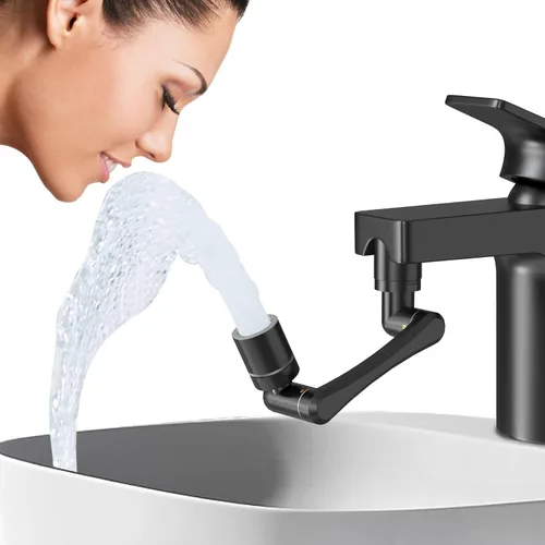 Miniatura 15 de Patentado CECEFIN 1080° Extensor de Grifo Giratoria - Aireador de Fregadero - Extensión de Grifo de Agua con 2 Modos de Salpicadura, Accesorio