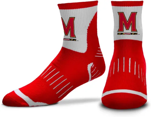 Miniatura 14 de For Bare Feet Adult NCAA Surge Quarter Length Crew Socks - All Weather Performance - Men & Women - Enhance Your Team Footwear