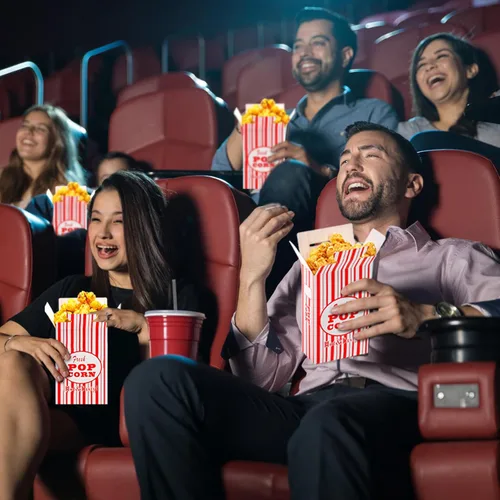 Miniatura 7 de Bekith Paquete de 100 cajas de papel para palomitas de maíz, recipientes para palomitas de maíz, cubeta para fiestas de cine y noche de teatro