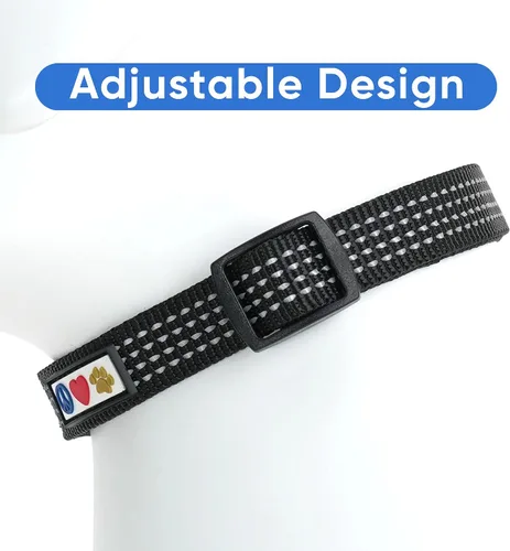 Miniatura 4 de Collar de entrenamiento reflectante para perros, de la marca Pawtitas, Negro