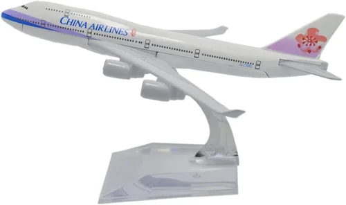 TANG DYNASTY (TM) 1:400 6.3 in B747-400 Taiwán China Airlines Metal Avión Modelo Avión Modelo Avión Juguete