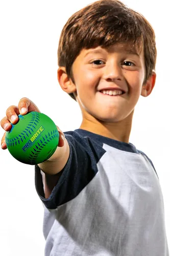 Miniatura 6 de Franklin Sports - Pro Brite - Pelota de Goma de Neón para Teeball - MLB - Tball Juvenil - Béisbol + Sóftbol - Uso Interior y Exterior