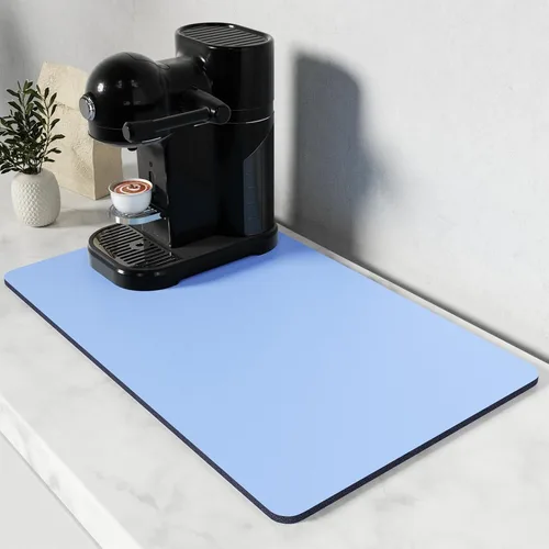 Miniatura 71 de Rnivvi Tapete de secado de platos para encimera de cocina, 16 x 18 pulgadas, bonita almohadilla de secado absorbente resistente al calor con goma